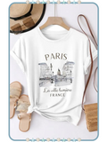 Camiseta para Mujer con Diseño de París La Ville Lumière