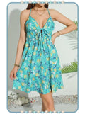Vestido de Mujer Turquesa Floral