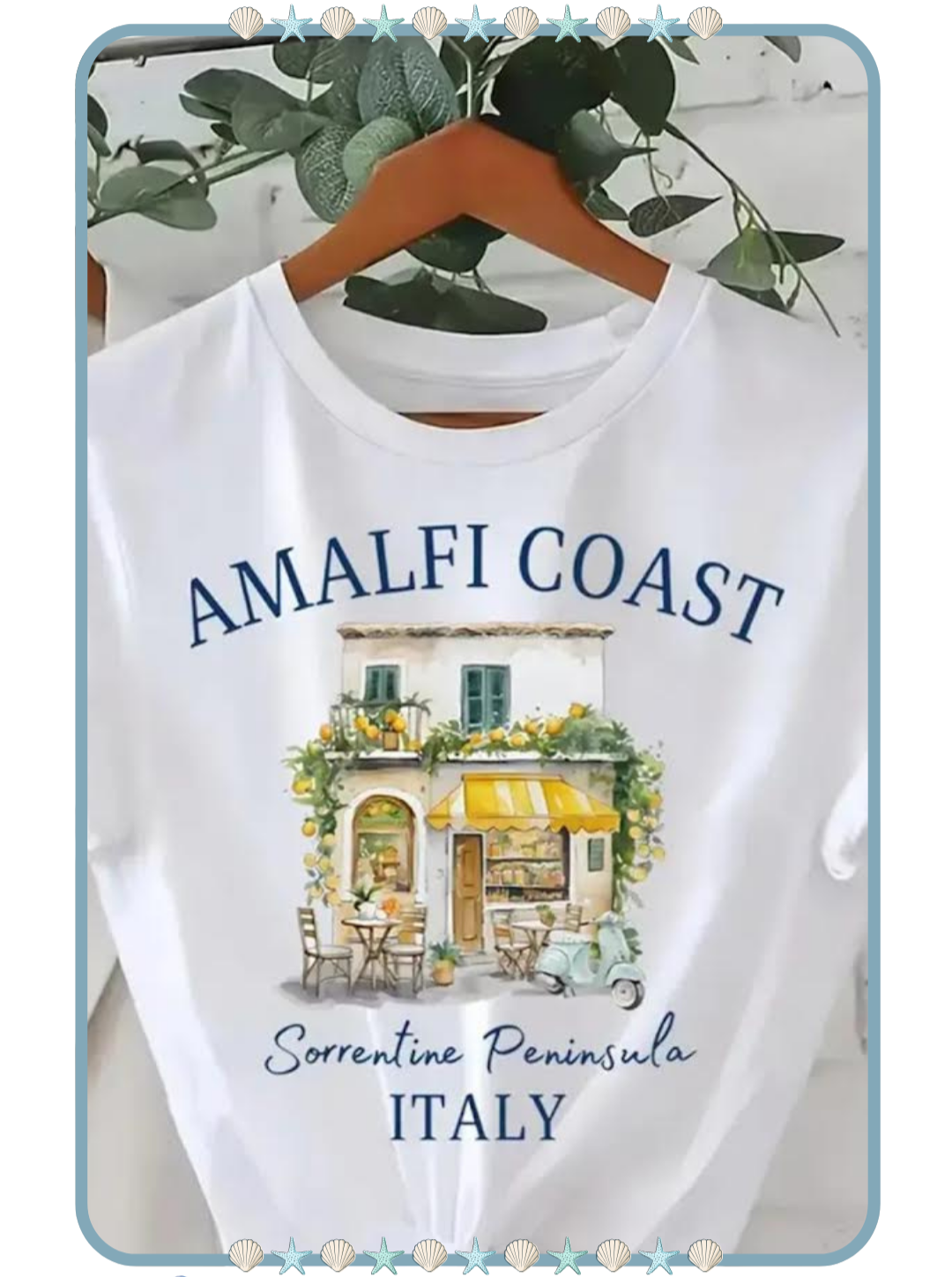 Camiseta para Mujer con Diseño de Italia