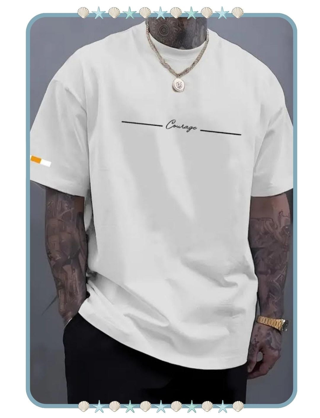 Camiseta de Hombre Blanca Chicago