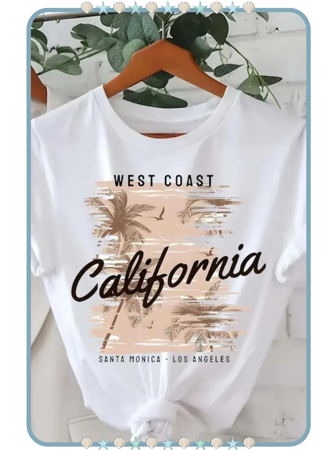 Camiseta para Mujer con Diseño de California