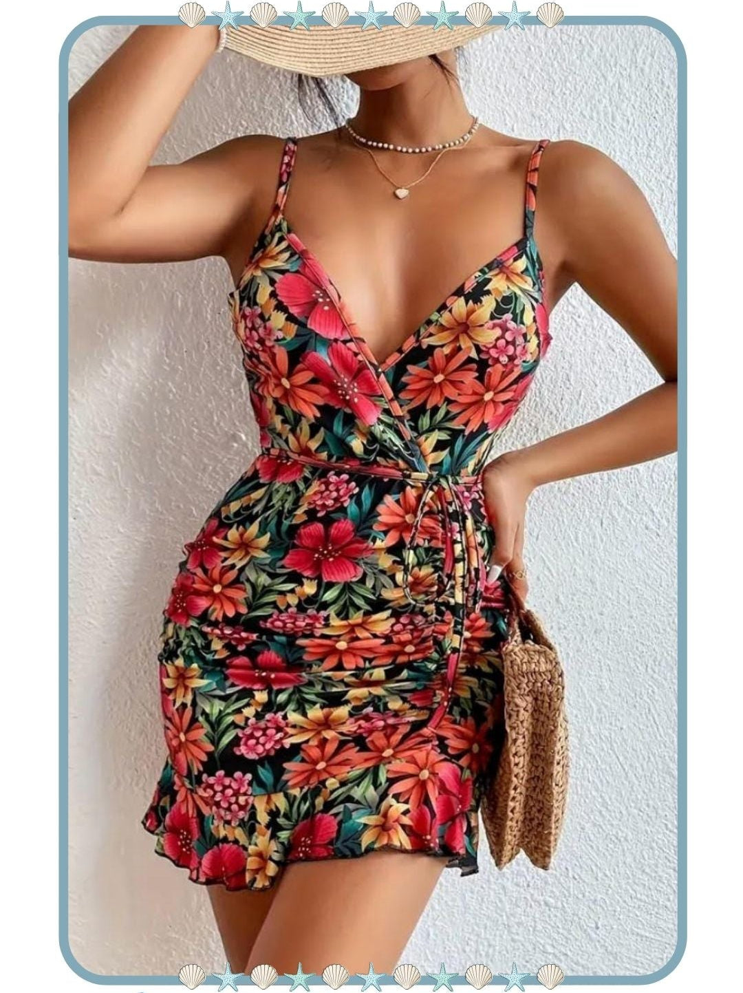 Vestido de Mujer Floral Tropical