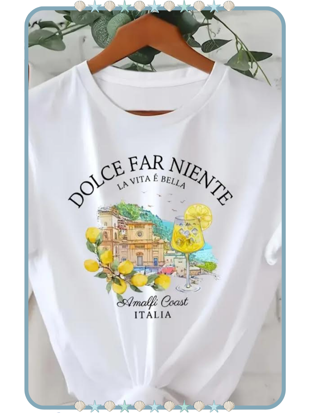 Camiseta para Mujer con Diseño de Limones Italianos